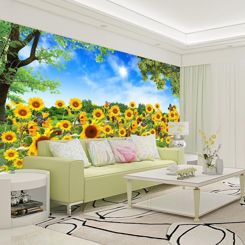 3D Sunshine Flower Manor 132 Wallpaper AJ Wallpaper 