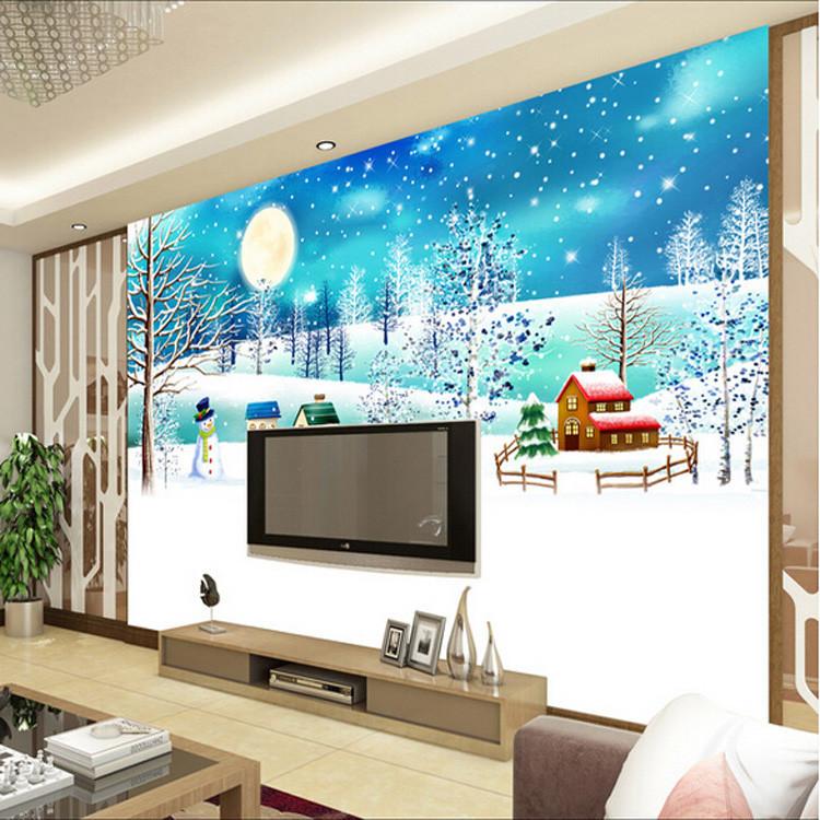 Beautiful Snowscape Wallpaper AJ Wallpaper 