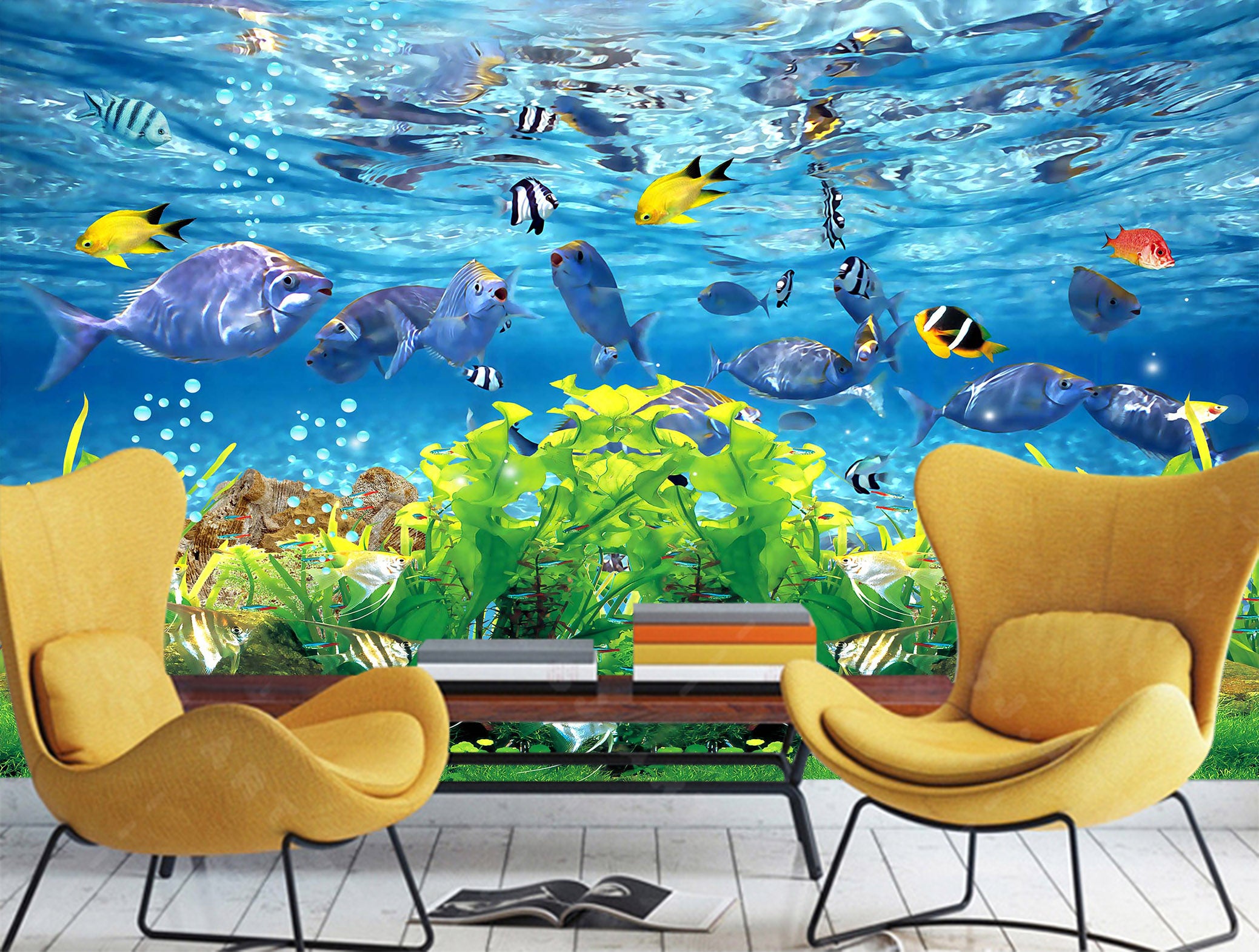 3D The Underwater World 1422 Wall Murals