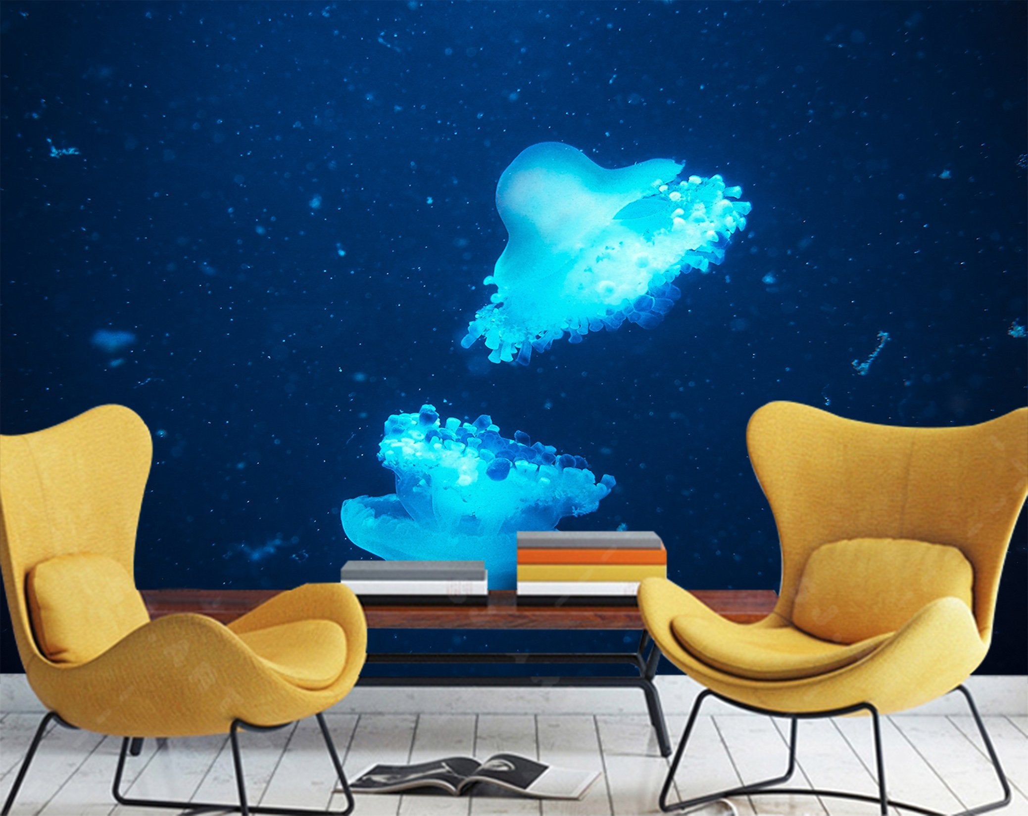 3D Beautiful Jellyfish 103 Wallpaper AJ Wallpaper 