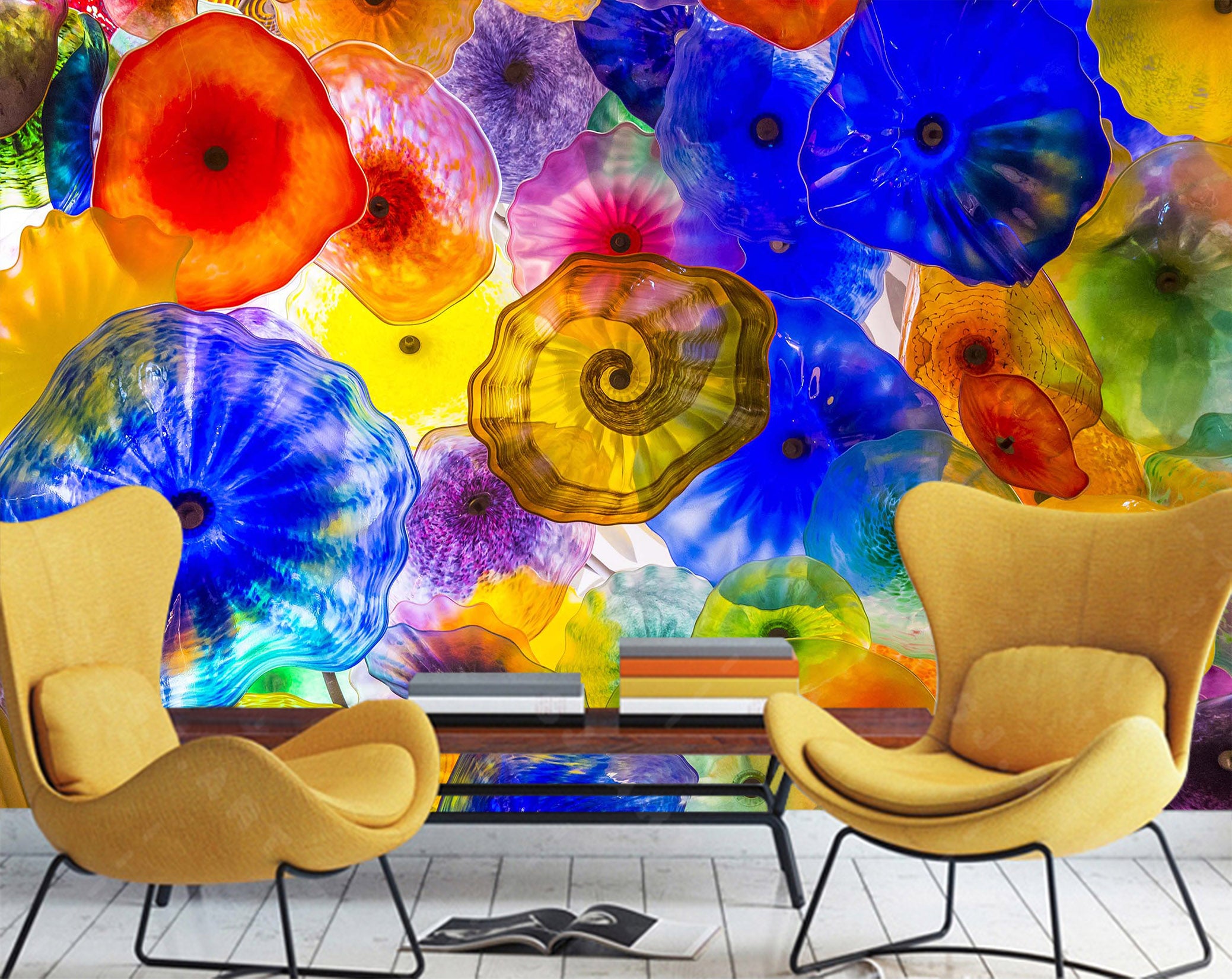 3D Color Jellyfish 1460 Wall Murals
