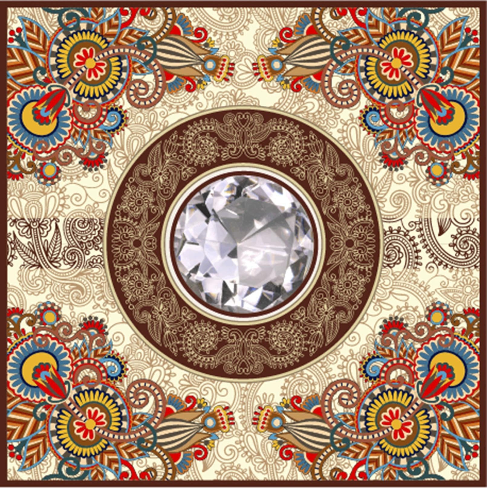Diamond And Patterns Wallpaper AJ Wallpaper 