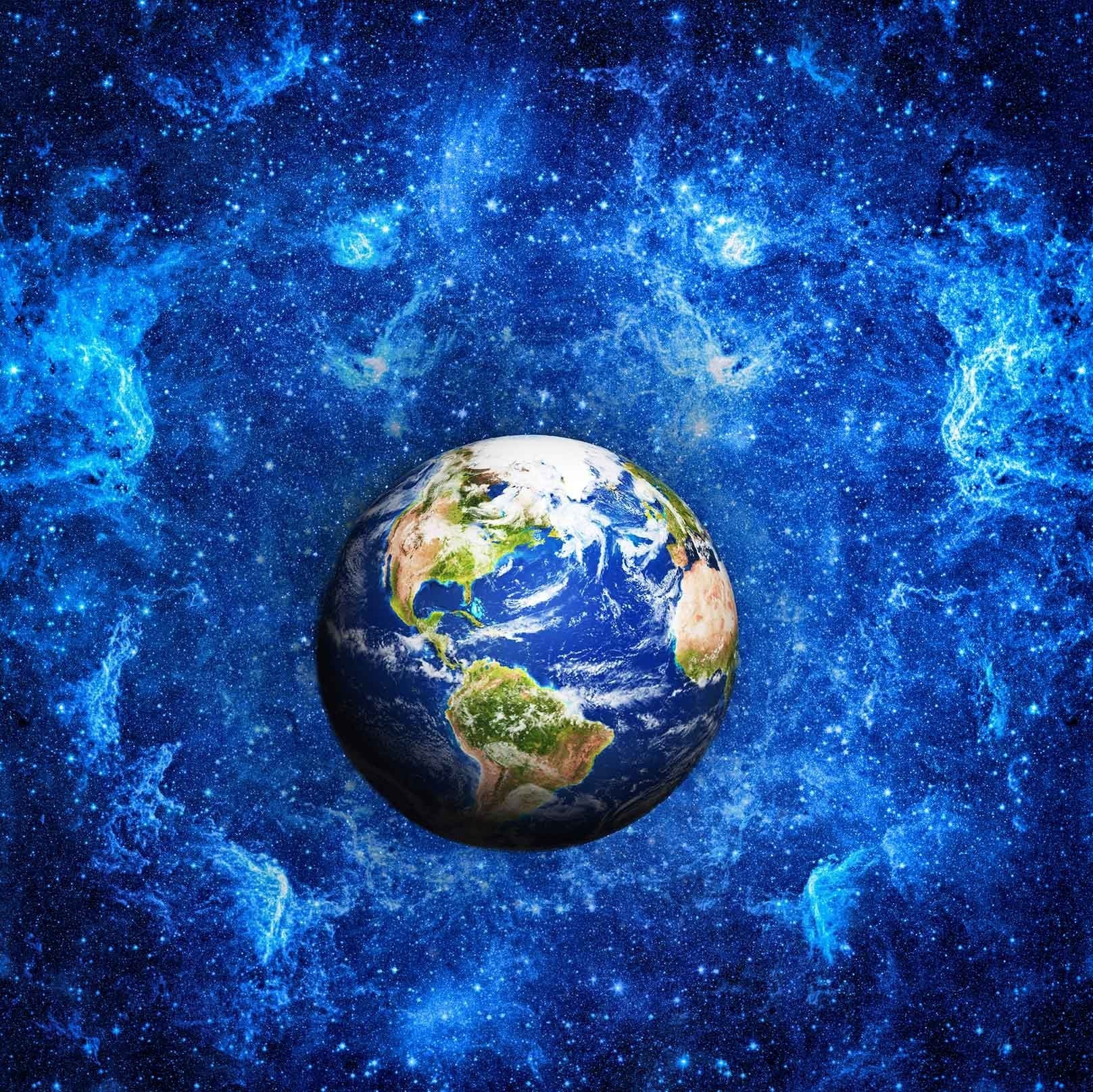 Blue Stars Sky Earth Wallpaper AJ Wallpaper 