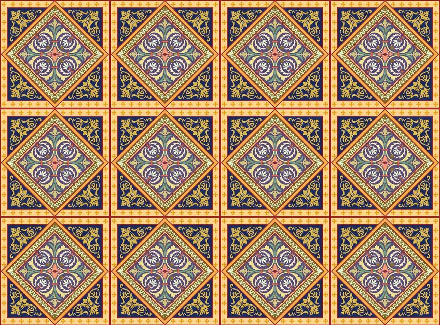 Retro Grids Patterns Wallpaper AJ Wallpaper 