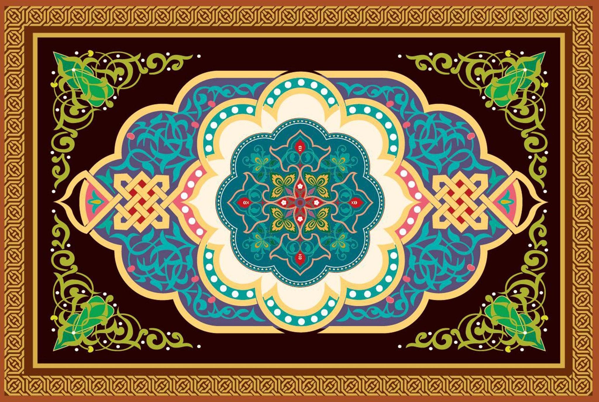 Bright Retro Patterns Wallpaper AJ Wallpaper 