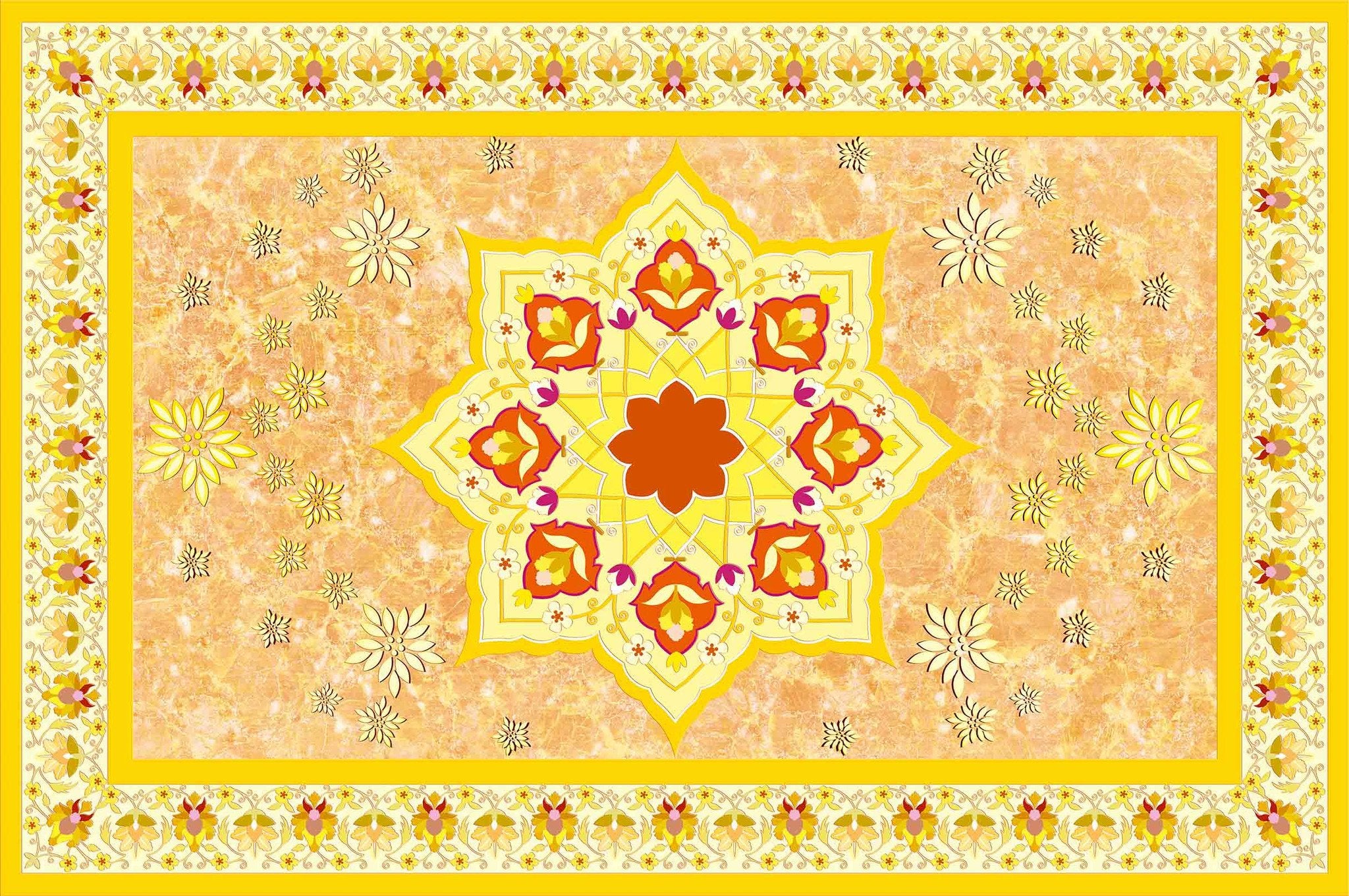Bright Flowers Patterns Wallpaper AJ Wallpaper 