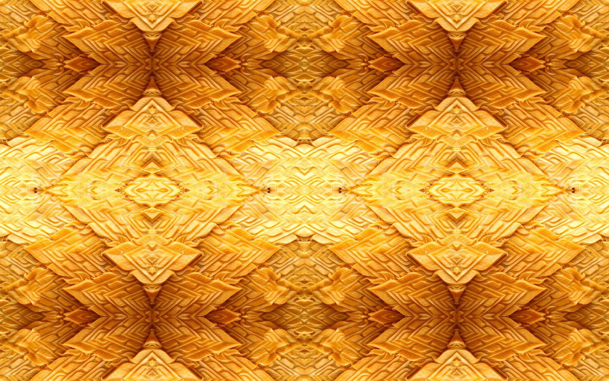 Delicate Golden Patterns Wallpaper AJ Wallpaper 