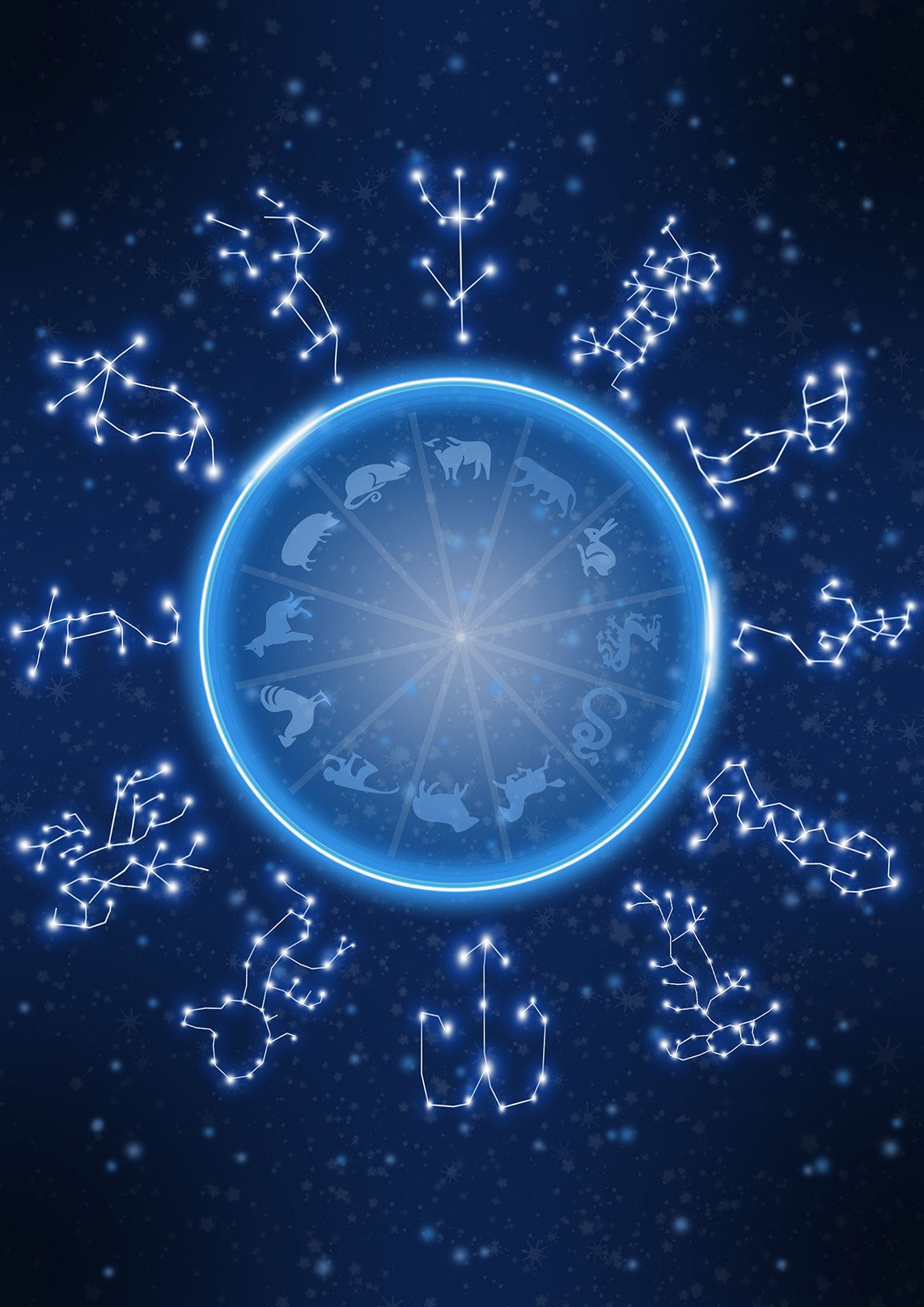 Stars Sky Twelve Constellations Wallpaper AJ Wallpaper 