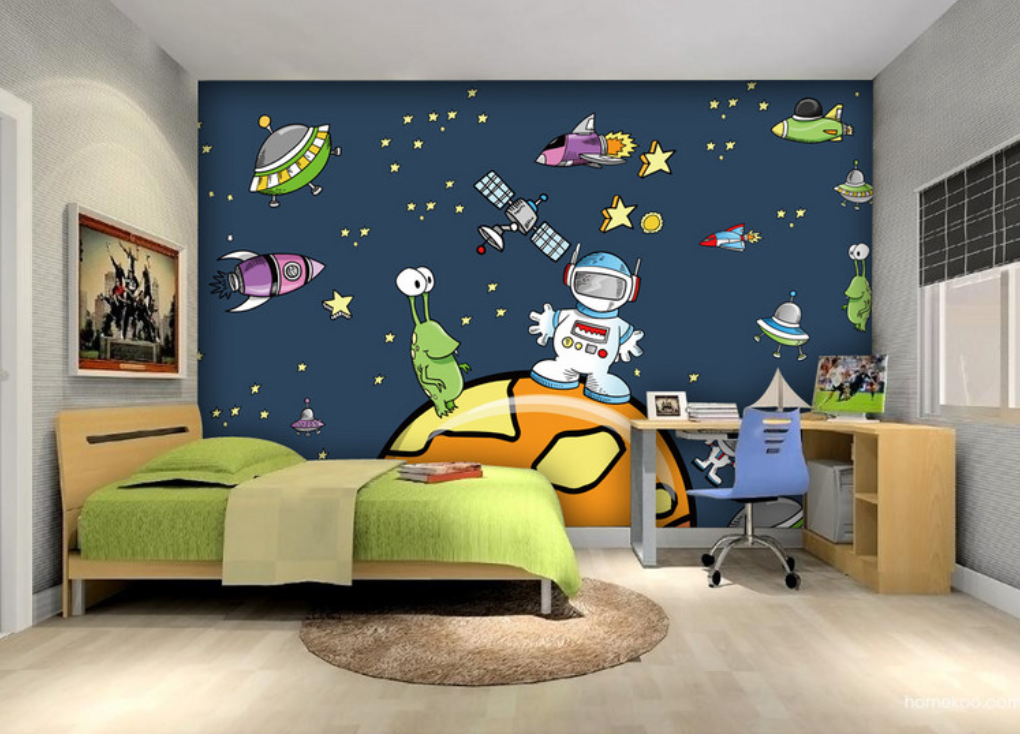 3D Space Astronaut 2006 Wall Murals