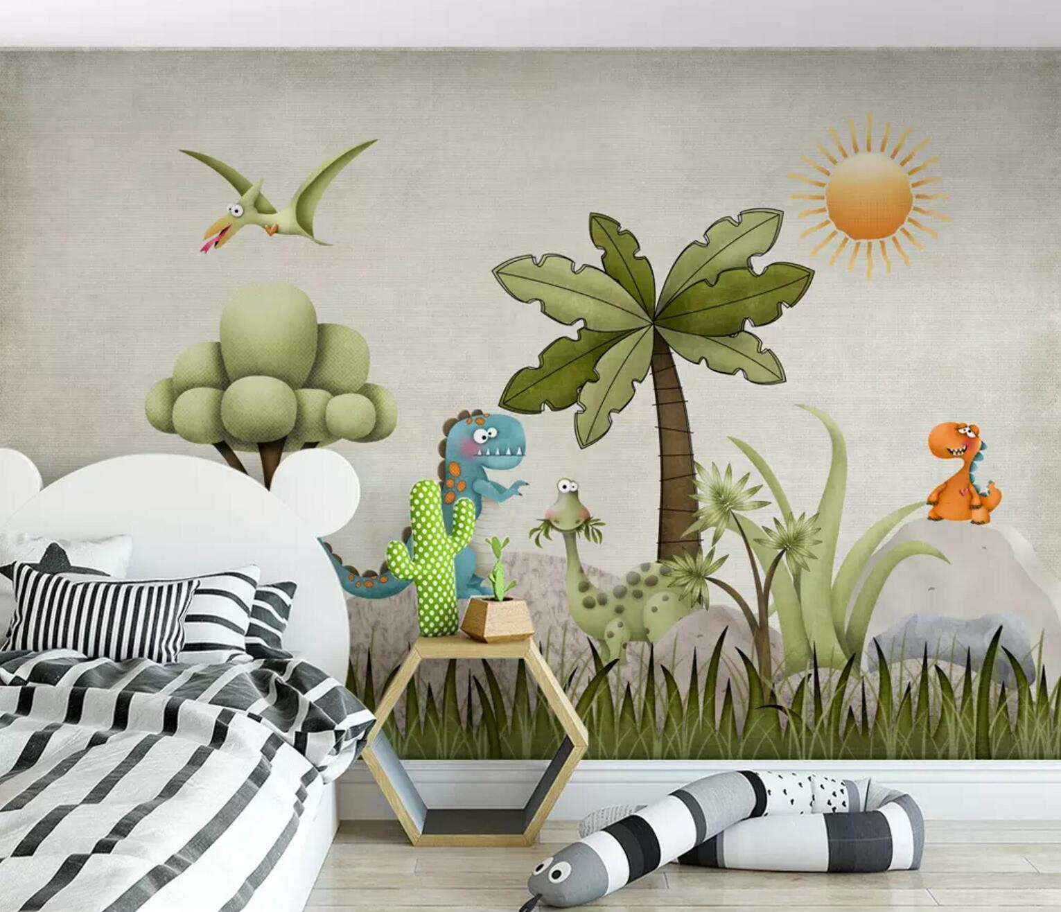 3D Cartoon Dinosa 373 Wallpaper AJ Wallpaper 
