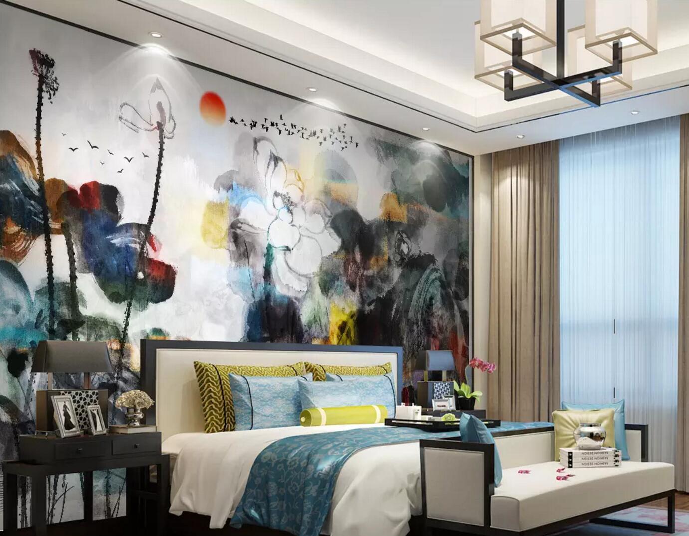 3D Doodle Lotus 069 Wallpaper AJ Wallpaper 