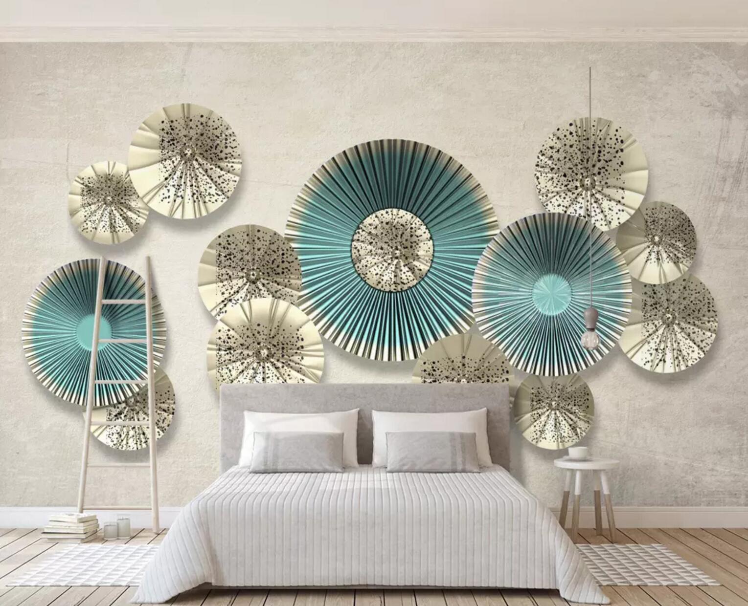 3D Decorative Circle 466 Wallpaper AJ Wallpaper 