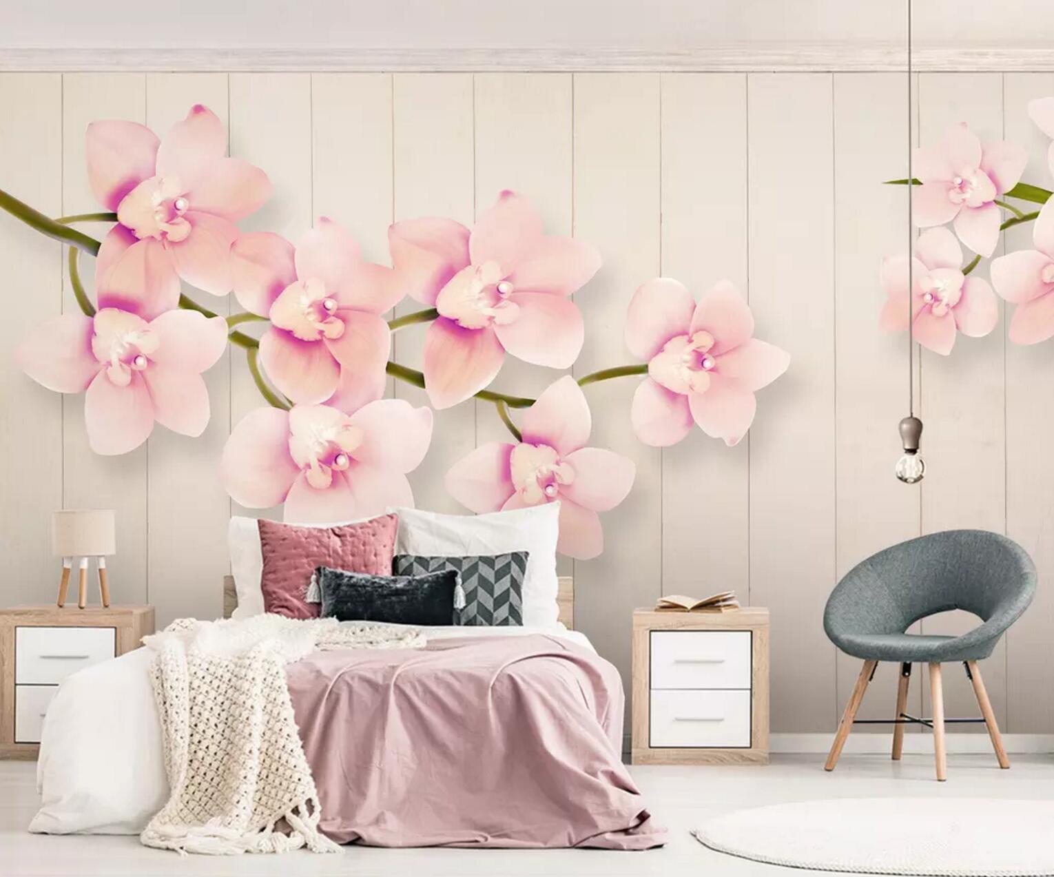 3D Flower Beads 422 Wallpaper AJ Wallpaper 