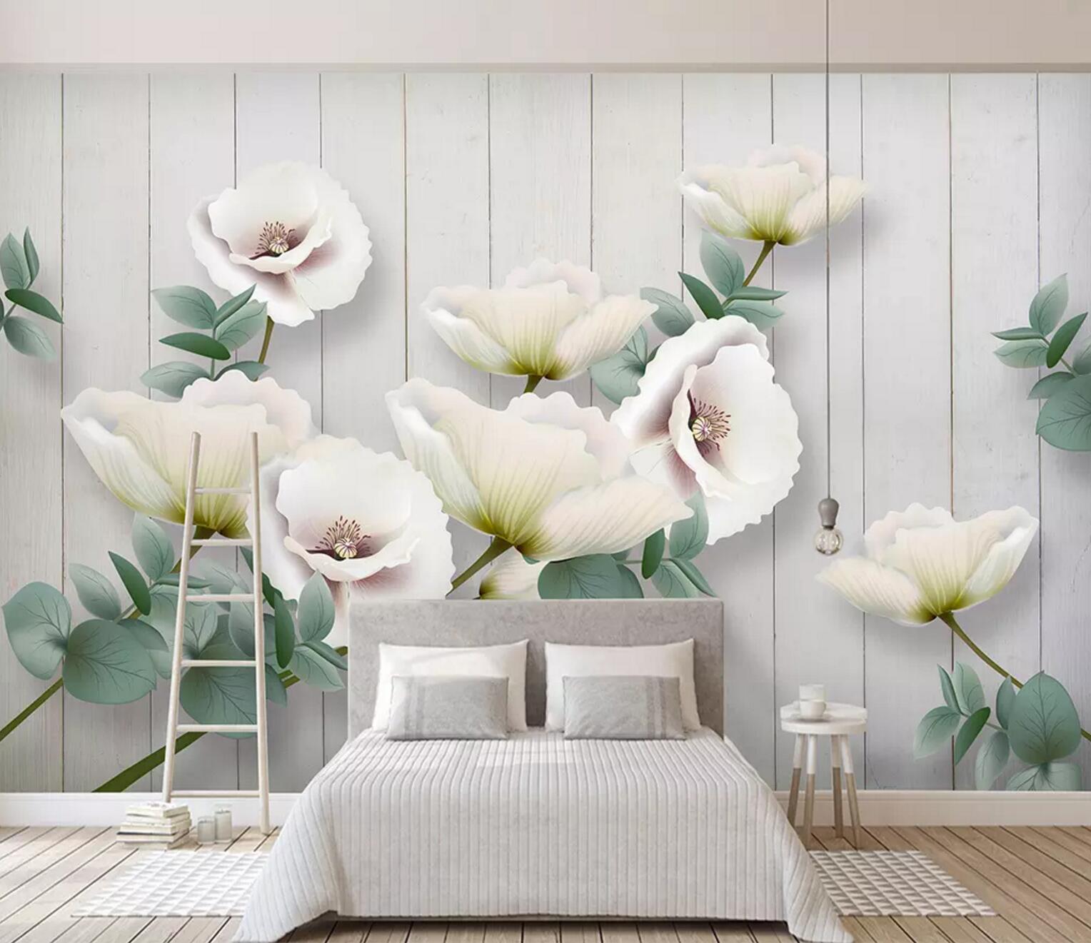 3D Bloom Flower 408 Wallpaper AJ Wallpaper 