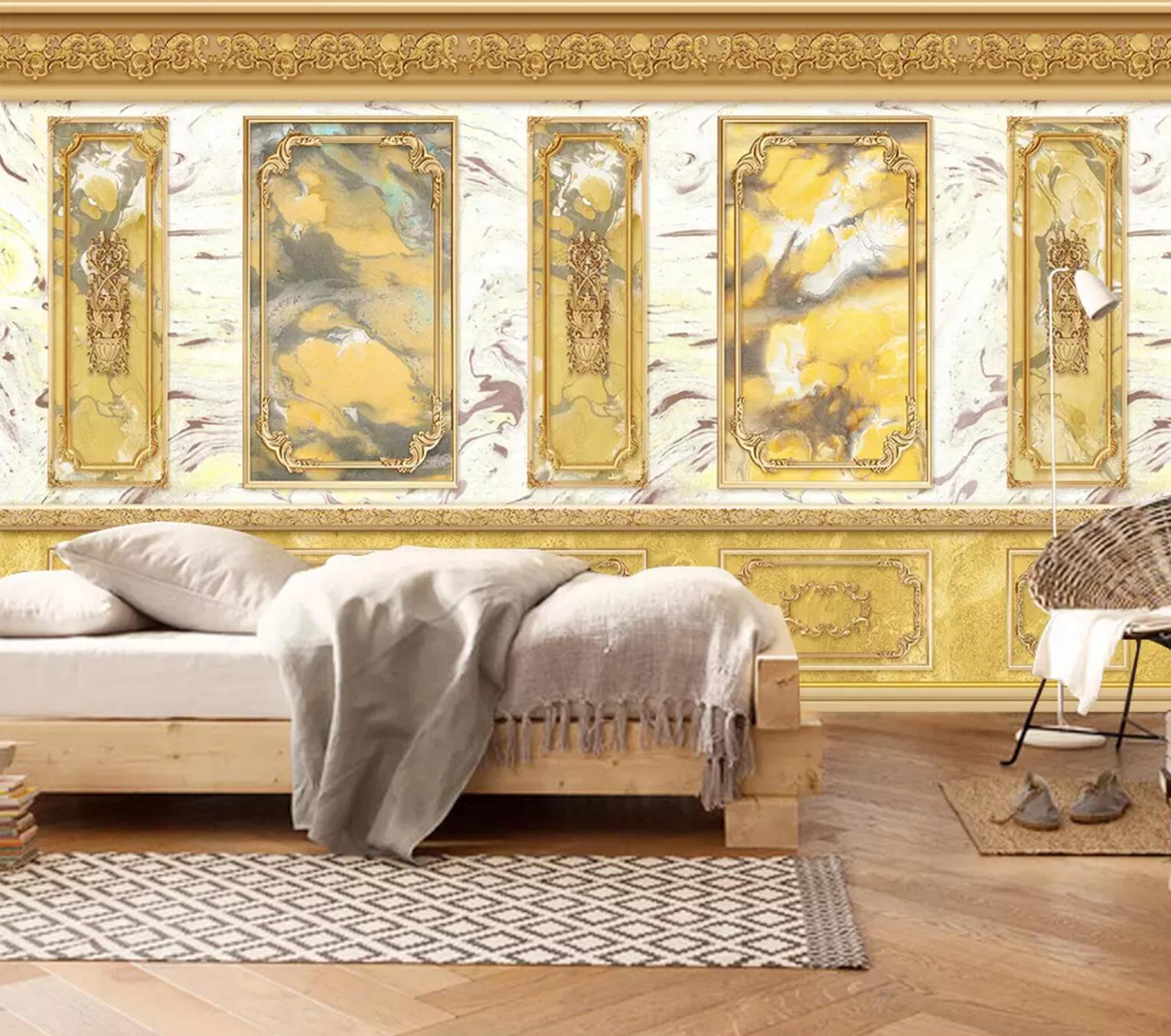 3D European Style WC612 Wall Murals