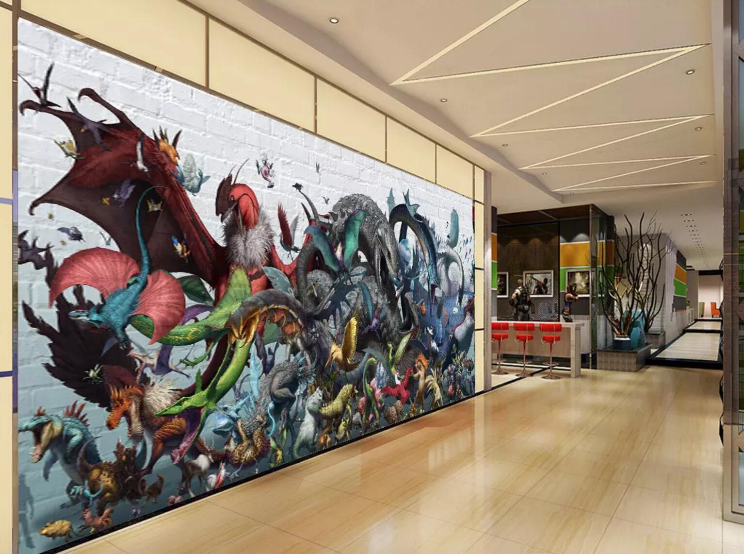 3D Poly Dinosaur 233 Wallpaper AJ Wallpaper 