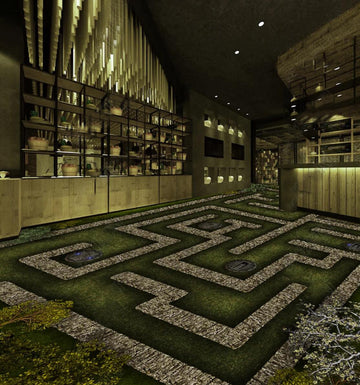 3D Ancient Trail 047 Floor Mural  Self-Adhesive Sticker Bathroom Non-slip Waterproof Flooring Murals