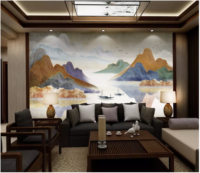 3D Colored Landscape 2168 Wall Murals