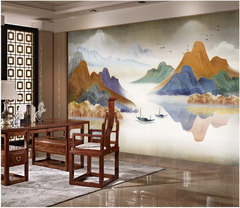 3D Colored Landscape 2168 Wall Murals