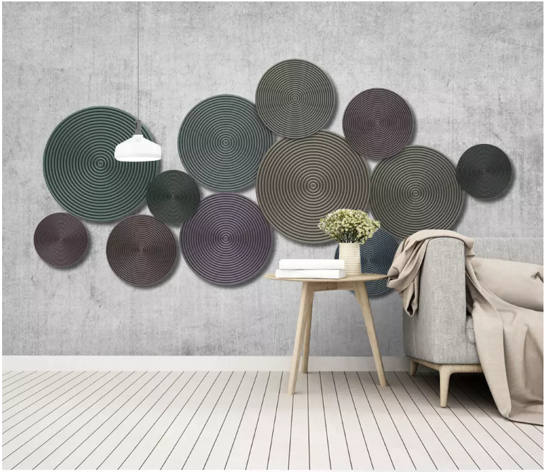 3D Color Circle 2154 Wall Murals