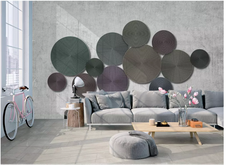 3D Color Circle 2154 Wall Murals