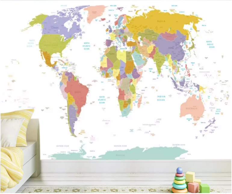 3D Color Map 2003 Wall Murals