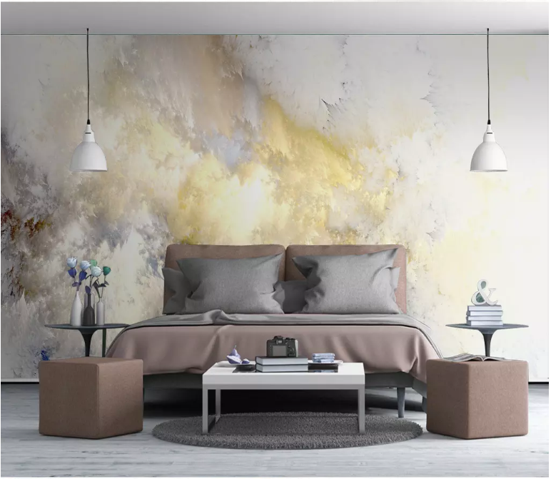 3D Yellow Pattern 2117 Wall Murals
