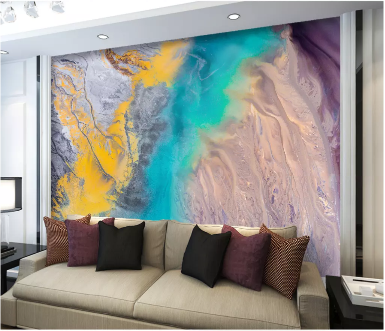 3D Color Graffiti 2077 Wall Murals