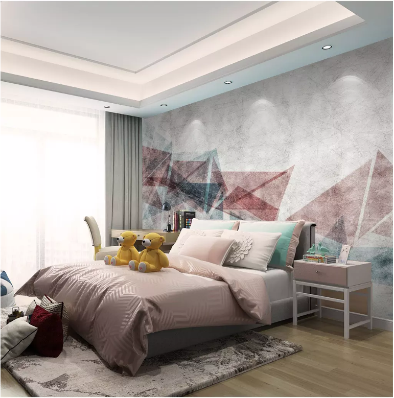 3D Transparent Geometry 2128 Wall Murals
