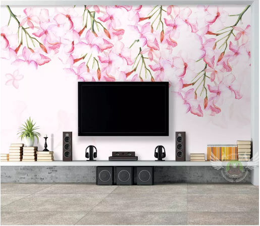 3D Peach Blossom 2045 Wall Murals