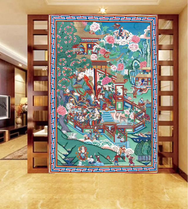 3D Thangka Sakyamuni 1666 Wallpaper AJ Wallpaper 