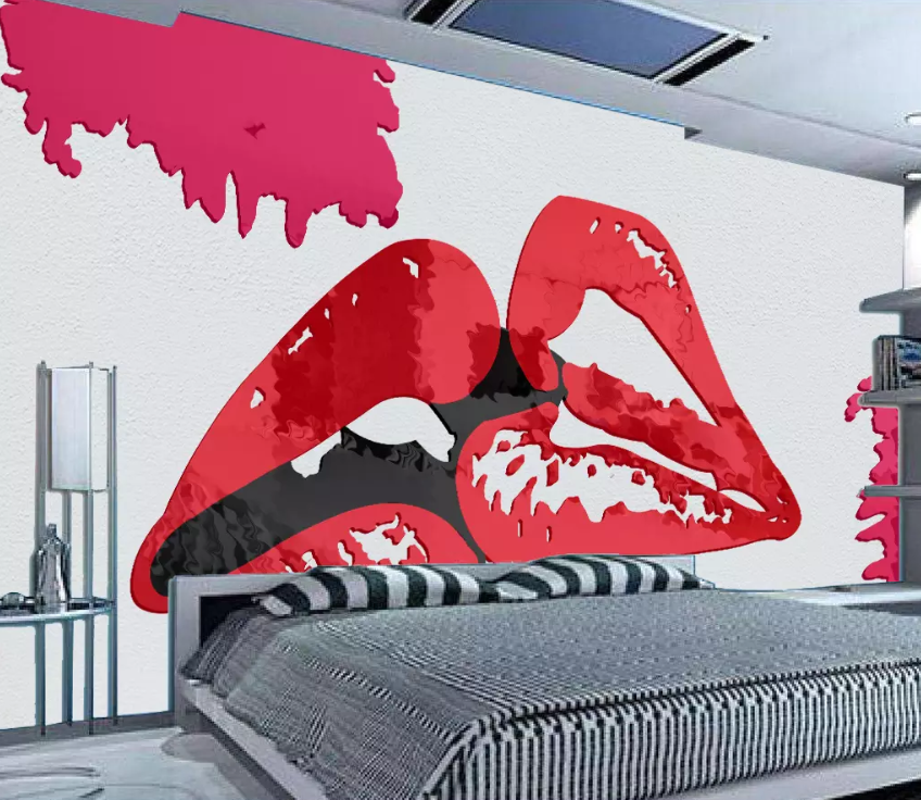 3D Red Lips Kiss 1571 Wallpaper AJ Wallpaper 2 