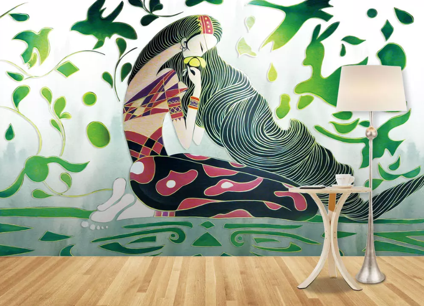 3D Long Hair Beauty 1526 Wallpaper AJ Wallpaper 2 