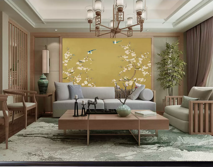 3D Tree Branch Staying Bird 1393 Wallpaper AJ Wallpaper 2 