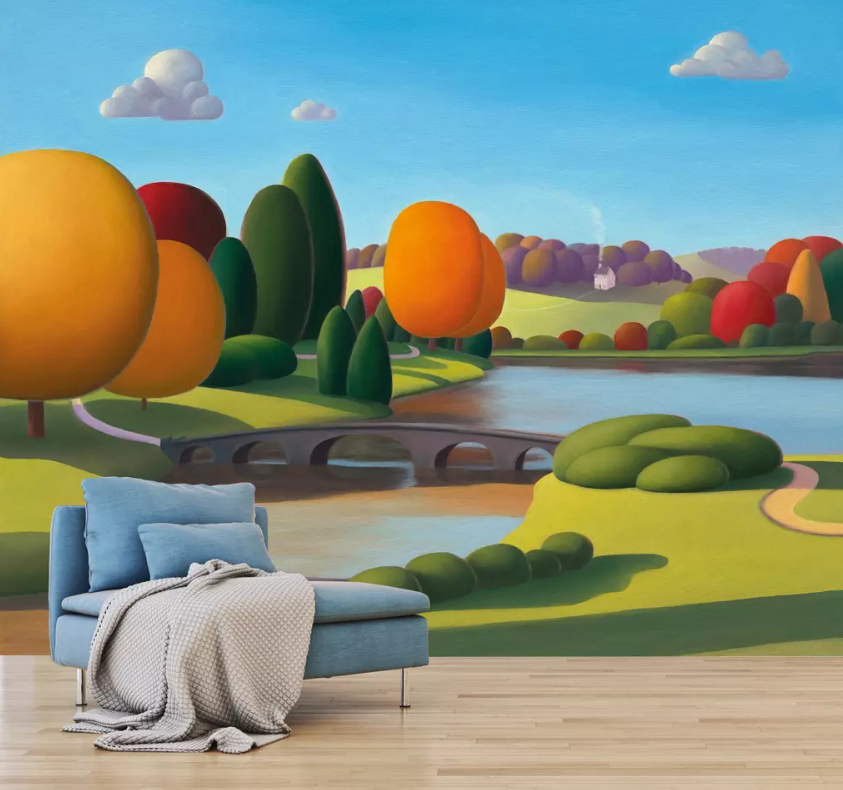 3D Cartoon Round Tree 1280 Wallpaper AJ Wallpaper 2 