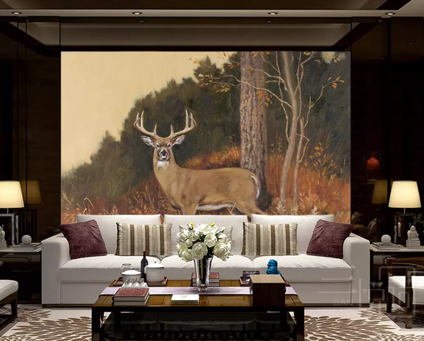 3D Weed Deer 1267 Wallpaper AJ Wallpaper 2 