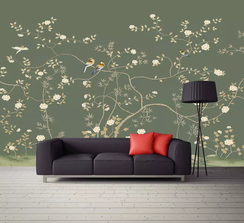 3D Branch Flower 1256 Wallpaper AJ Wallpaper 2 