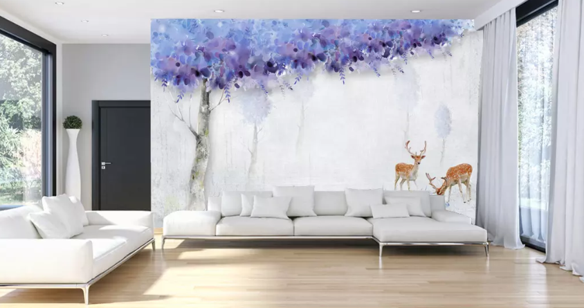 3D Sika Deer Foraging 1252 Wallpaper AJ Wallpaper 2 