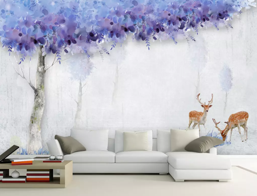 3D Sika Deer Foraging 1252 Wallpaper AJ Wallpaper 2 