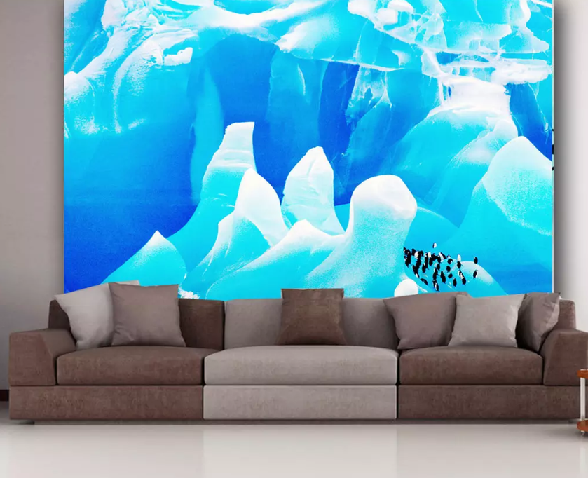 3D Iceberg Penguin 1193 Wallpaper AJ Wallpaper 2 
