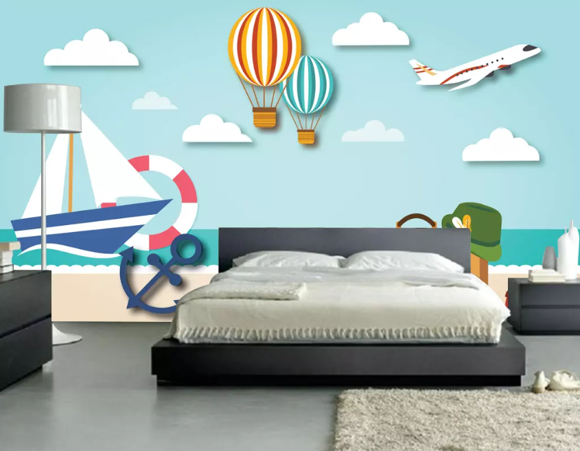 3D Box Ship Lifebuoy 1151 Wallpaper AJ Wallpaper 2 