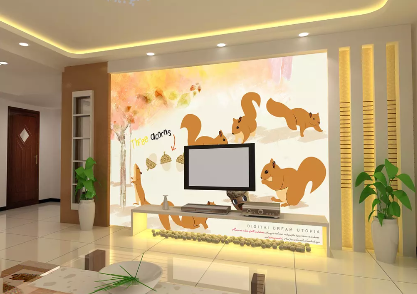 3D Cute Squirrel 1091 Wallpaper AJ Wallpaper 2 