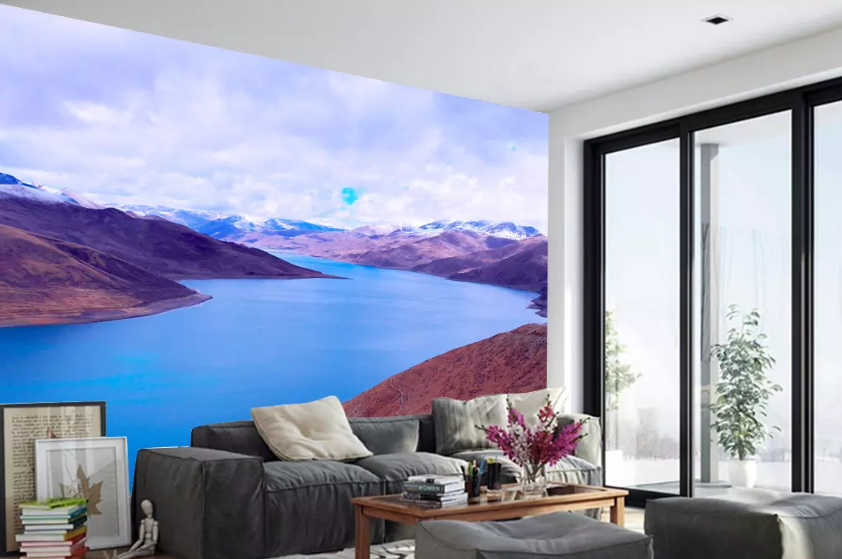 3D Calm Lake 1067 Wallpaper AJ Wallpaper 2 