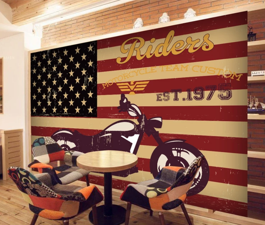 3D Motorcycle Flag 905 Wallpaper AJ Wallpaper 2 