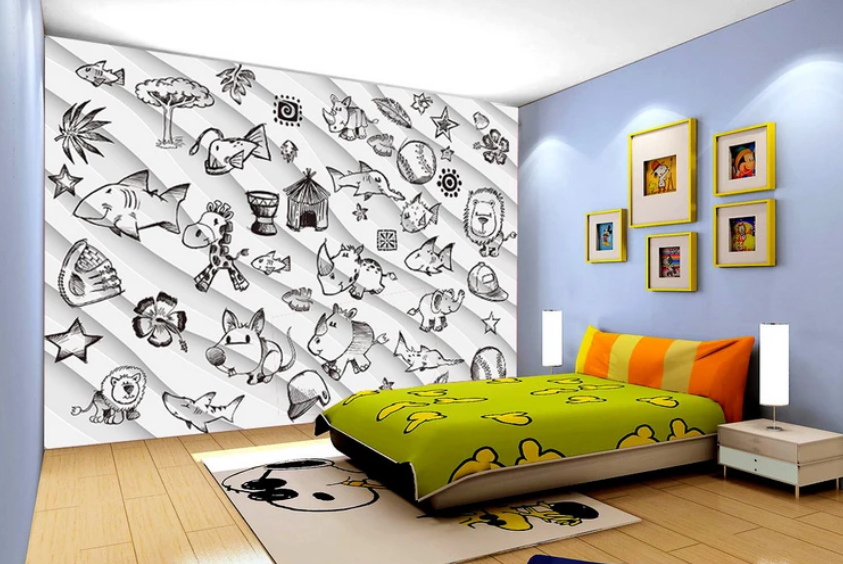 3D Hippo Elephant Folding 900 Wallpaper AJ Wallpaper 2 
