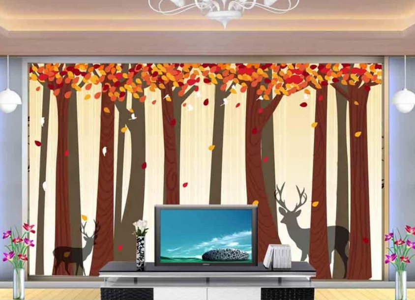 3D Tailored Maple Leaf 823 Wallpaper AJ Wallpaper 2 