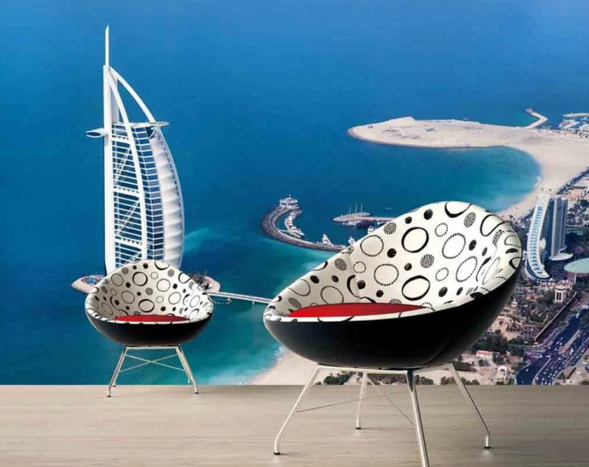 3D Broad Sea City 813 Wallpaper AJ Wallpaper 2 