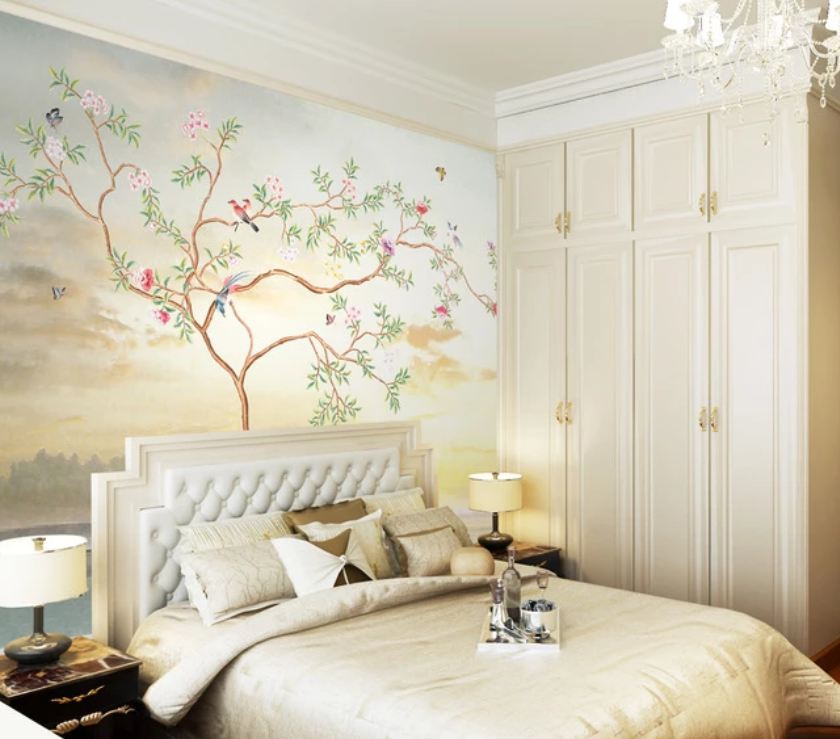 3D Dusk Tree Bird 771 Wallpaper AJ Wallpaper 2 