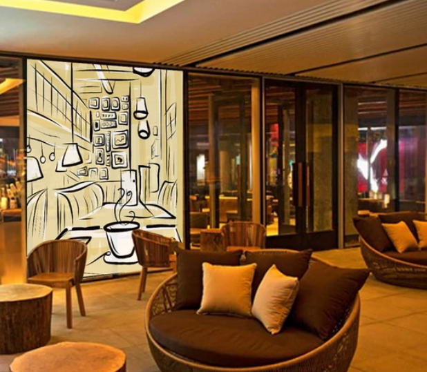 3D Ink Drawing Coffee 729 Wallpaper AJ Wallpaper 2 