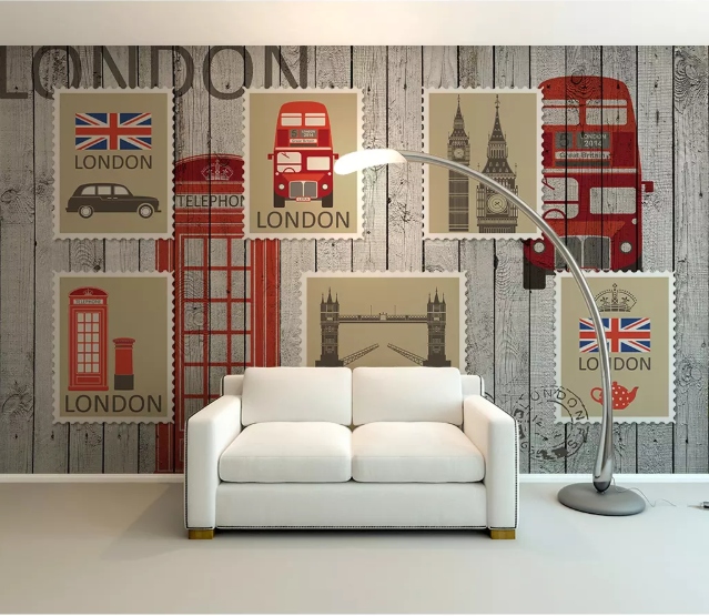 3D Color Vehicle 2113 Wall Murals